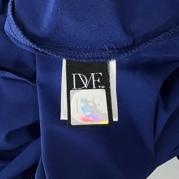 DIANE VON FURSTENBERG Jamila Dress Blue 0 - Picture 9 of 11